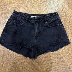 Pacsun black jean shorts